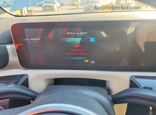 W1K3G4EB4LJ202225 2020 MERCEDES-BENZ A Gray Вид щитка приладів