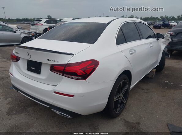 W1K3G4EB5NJ371219 2022 MERCEDES-BENZ A 220 White Հետևի աջ