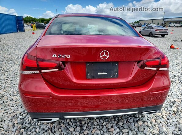 W1K3G4EB6MJ286775 2021 MERCEDES-BENZ A Красный 