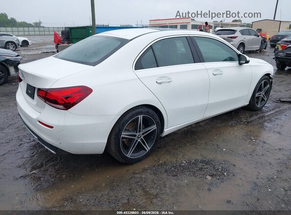 W1K3G4EB6MJ301422 2021 MERCEDES-BENZ A 220 White Задня права чверть