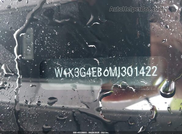 W1K3G4EB6MJ301422 2021 MERCEDES-BENZ A 220 White 