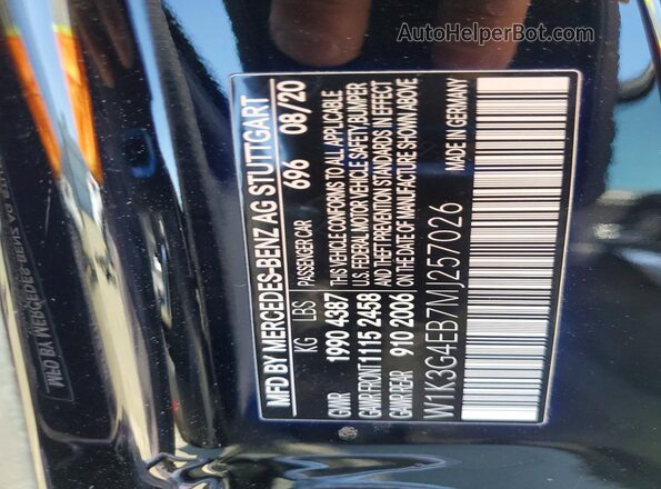 W1K3G4EB7MJ257026 2021 MERCEDES-BENZ A Black Widok komory silnika