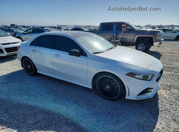 W1K3G4EB9LJ209087 2020 MERCEDES-BENZ A White წინა მარჯვენა