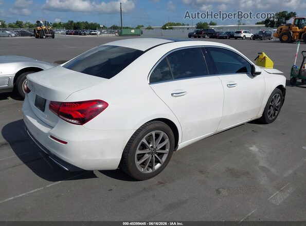 W1K3G4EB9LW045276 2020 MERCEDES-BENZ A 220 White Trasero derecho