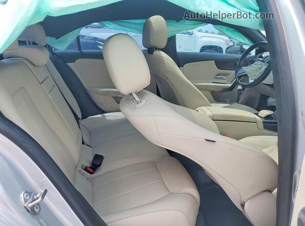 W1K3G4EBXMJ319695 2021 MERCEDES-BENZ A Silver Rear seats view
