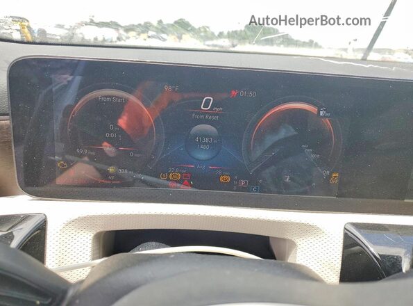 W1K3G4EBXMJ319695 2021 MERCEDES-BENZ A Silver Instrument cluster view