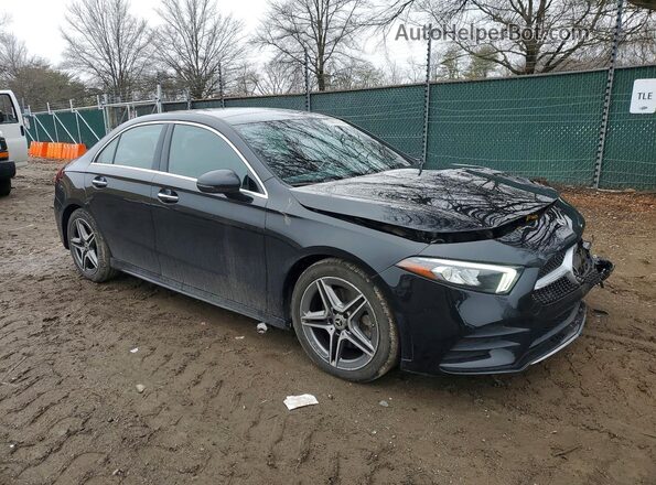 W1K3G4FB6NJ350135 2022 MERCEDES-BENZ A Черный Передняя правая четверть