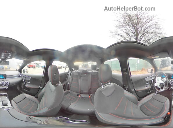 W1K3G4FB6NJ350135 2022 MERCEDES-BENZ A Черный Вид наклейки с VIN-кодом