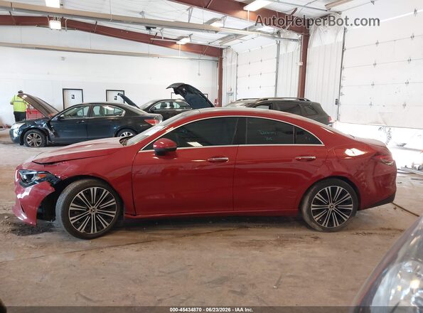 W1K5J4HB2PN409720 2023 MERCEDES-BENZ CLA-CLASS Red Widok wnętrza 360 stopni
