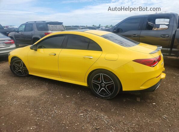 W1K5J4HB5MN157666 2021 MERCEDES-BENZ CLA-CLASS Желтый Задняя левая четверть
