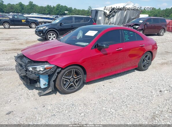 W1K5J4HB5PN409548 2023 MERCEDES-BENZ CLA-CLASS Red Передня ліва чверть