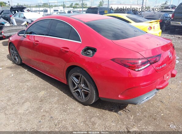 W1K5J4HB8LN087157 2020 MERCEDES-BENZ CLA 250 Red უკანა მარცხენა