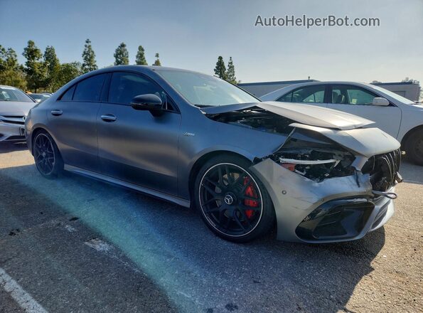W1K5J5DB9MN178662 2021 MERCEDES-BENZ CLA-CLASS Gray Przód prawy