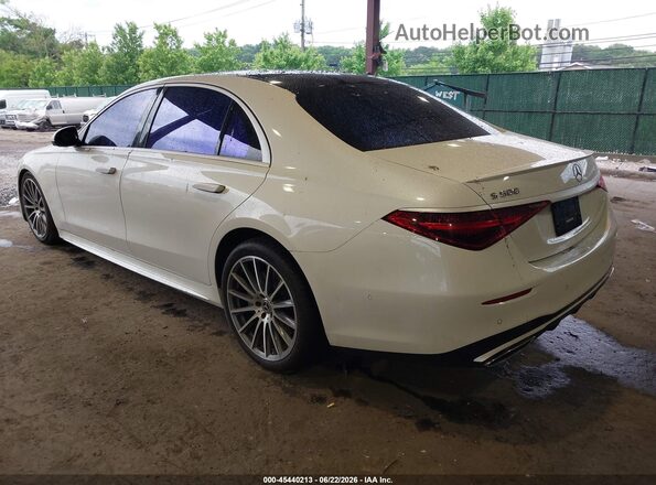 W1K6G6DB2NA157752 2022 MERCEDES-BENZ S-CLASS White უკანა მარცხენა