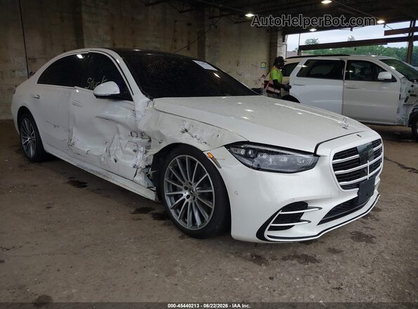 W1K6G6DB2NA157752 2022 MERCEDES-BENZ S-CLASS White წინა ხედი