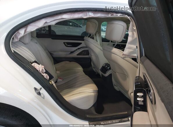 W1K6G6DB2NA157752 2022 MERCEDES-BENZ S-CLASS White VIN კოდის სტიკერის ხედი
