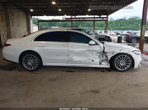 W1K6G6DB2NA157752 2022 MERCEDES-BENZ S-CLASS White უკანა სალონის ხედი