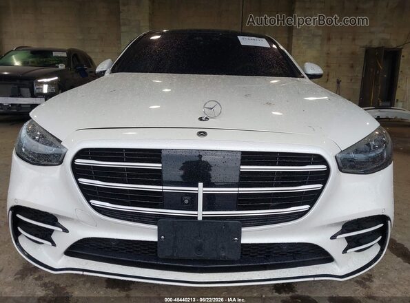 W1K6G6DB2NA157752 2022 MERCEDES-BENZ S-CLASS White ხელსაწყოთა პანელის ხედი