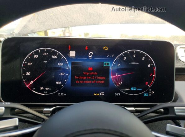 W1K6G6DB3NA157811 2022 MERCEDES-BENZ S Black Widok zestawu wskaźników
