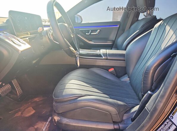 W1K6G6DB4NA068250 2022 MERCEDES-BENZ S Black Front interior view