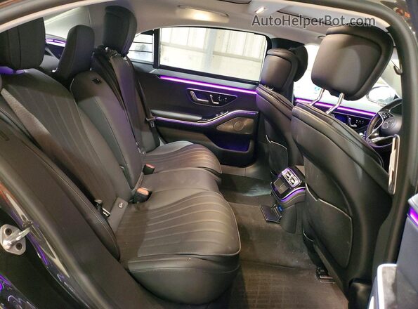 W1K6G6DB6PA193477 2023 MERCEDES-BENZ S Gray უკანა სავარძლების ხედი