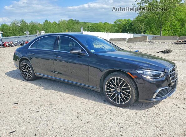 W1K6G6DB9NA091295 2022 MERCEDES-BENZ S Черный Передняя правая четверть