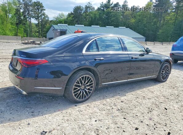 W1K6G6DB9NA091295 2022 MERCEDES-BENZ S Черный Задняя правая четверть