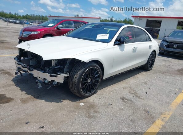 W1K6G6DBXPA220776 2023 MERCEDES-BENZ S-CLASS White წინა მარცხენა ხედი სამი მეოთხედიდან