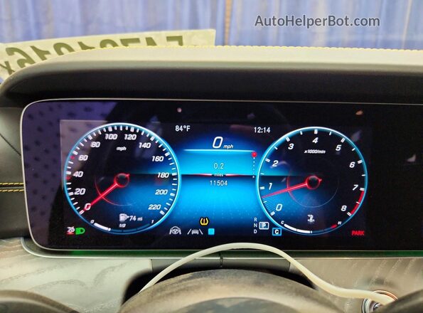 W1K7X8KBXPA058991 2023 MERCEDES-BENZ AMG Gray Instrument cluster view
