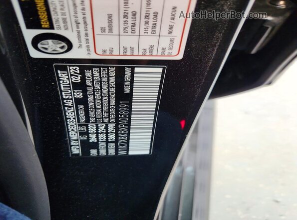 W1K7X8KBXPA058991 2023 MERCEDES-BENZ AMG Gray Engine compartment view