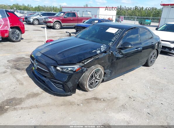 W1KAF4GB0PR110477 2023 MERCEDES-BENZ C-CLASS Black Передня ліва чверть