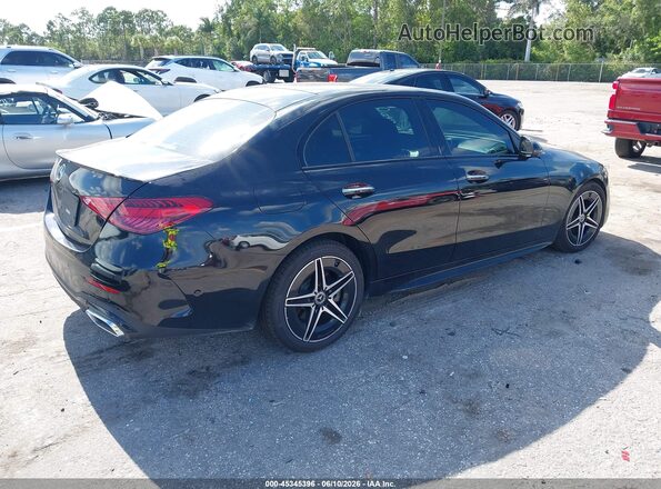 W1KAF4GB0PR110477 2023 MERCEDES-BENZ C-CLASS Black Задня права чверть