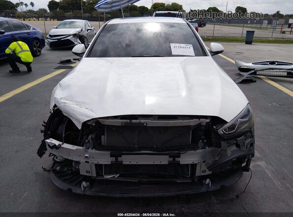 W1KAF4GB2NR061022 2022 MERCEDES-BENZ C-CLASS White Սալոնի հետևի տեսք