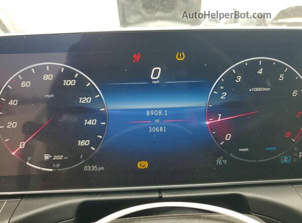 W1KAF4GB2PR147871 2023 MERCEDES-BENZ C Белый Вид щитка приборов