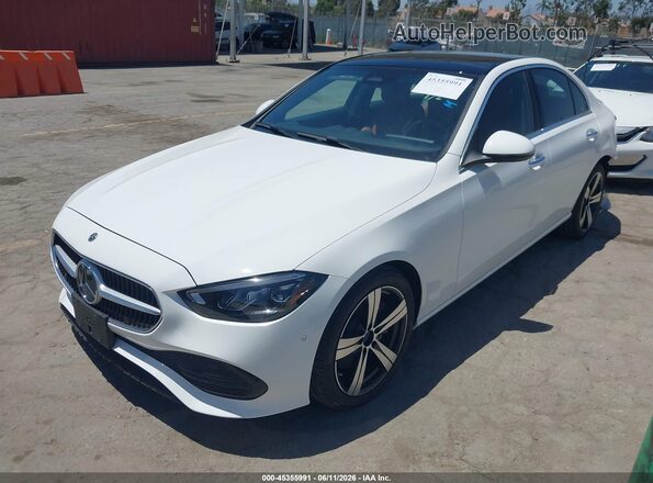 W1KAF4GB2SR238809 2025 MERCEDES-BENZ C-CLASS White Vista tres cuartos delantera izquierda