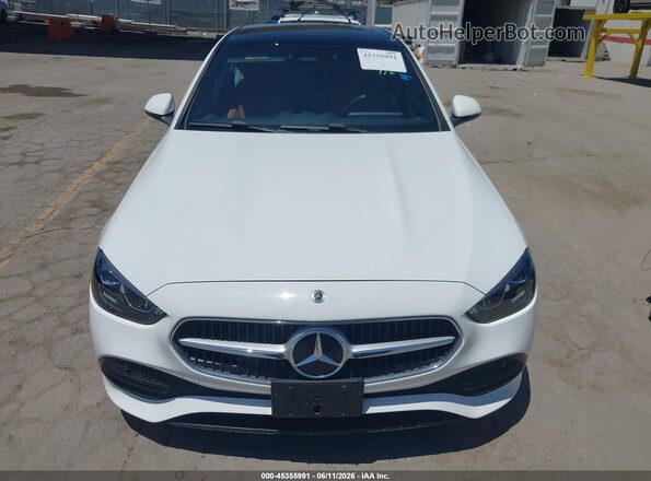 W1KAF4GB2SR238809 2025 MERCEDES-BENZ C-CLASS White Vista interior trasera