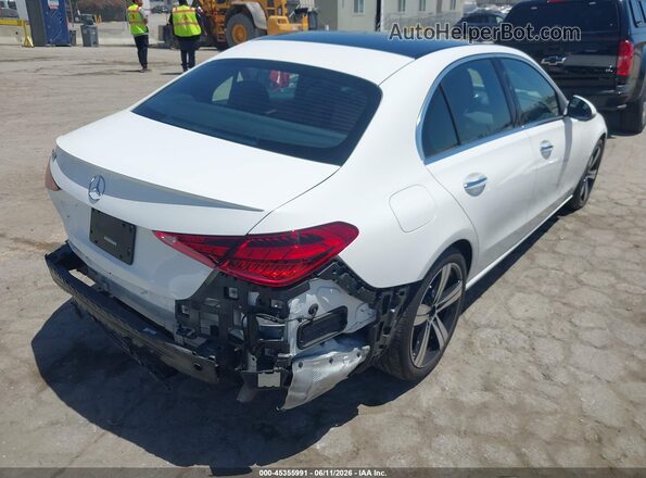 W1KAF4GB2SR238809 2025 MERCEDES-BENZ C-CLASS White Trasero derecho