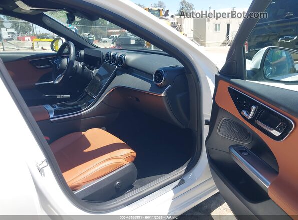 W1KAF4GB2SR238809 2025 MERCEDES-BENZ C-CLASS White Vista interior delantera