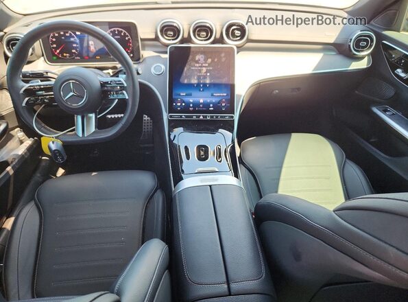W1KAF4GB5SR253224 2025 MERCEDES-BENZ C Gray Dashboard view