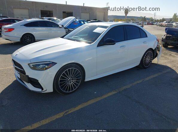 W1KAF4GB7PR130838 2023 MERCEDES-BENZ C-CLASS Black Առջևի ձախ երեք քառորդ տեսարան