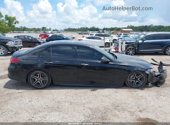 W1KAF4GB8PR076983 2023 MERCEDES-BENZ C-CLASS Black Widok wnętrza z tyłu