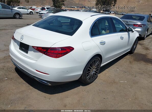 W1KAF4GB9PR084557 2023 MERCEDES-BENZ C-CLASS White Հետևի աջ
