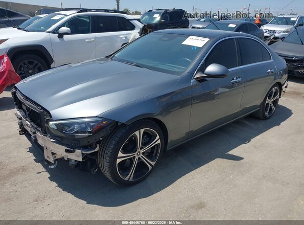 W1KAF4GBXNR009668 2022 MERCEDES-BENZ C-CLASS Gray Przód lewy