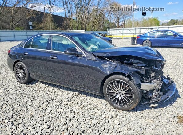 W1KAF4HB0NR018796 2022 MERCEDES-BENZ C Черный Передняя правая четверть