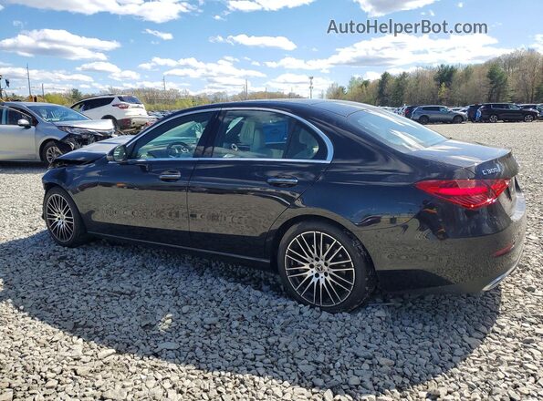 W1KAF4HB0NR018796 2022 MERCEDES-BENZ C Черный Задняя левая четверть