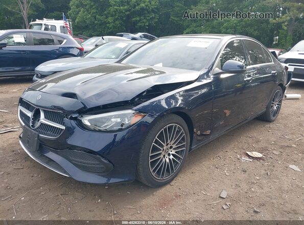 W1KAF4HB0PR079147 2023 MERCEDES-BENZ C-CLASS Blue წინა მარცხენა ხედი სამი მეოთხედიდან