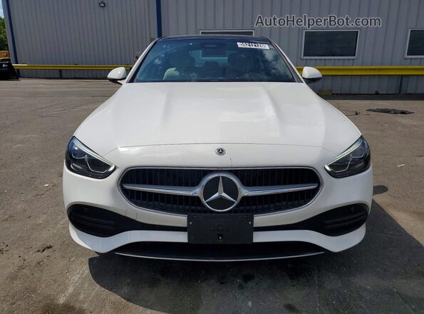 W1KAF4HB0SR244297 2025 MERCEDES-BENZ C White Vista frontal