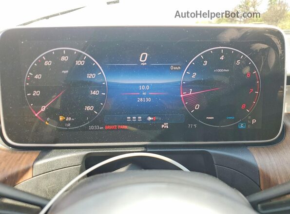 W1KAF4HB0SR244297 2025 MERCEDES-BENZ C White Vista del cuadro de instrumentos