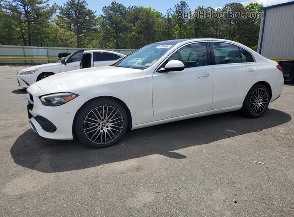 W1KAF4HB0SR244297 2025 MERCEDES-BENZ C White Vista de la etiqueta del VIN