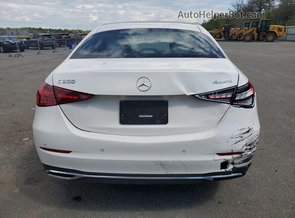 W1KAF4HB0SR244297 2025 MERCEDES-BENZ C White 